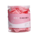 100pcs Disposable Portable Travel Compressed Towel Mini Face Care White Towel qw
