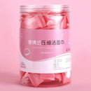 100pcs Disposable Portable Travel Compressed Towel Mini Face Care White Towel qw