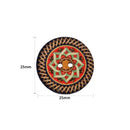 25mm Flower Wood Button 100Pcs Mixed Apparel Sewing Coat Craft DIY 2 Holes Nice