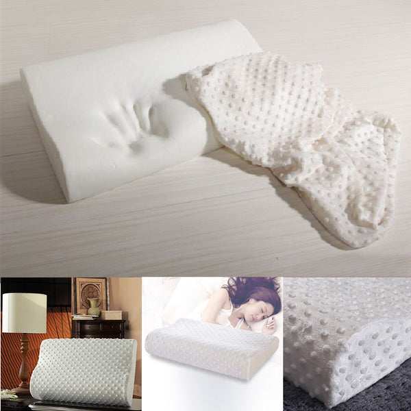 Soft Memory Foam Slow Rebound Contour Neck Sleep Care Bed Travel Pillow SIJ