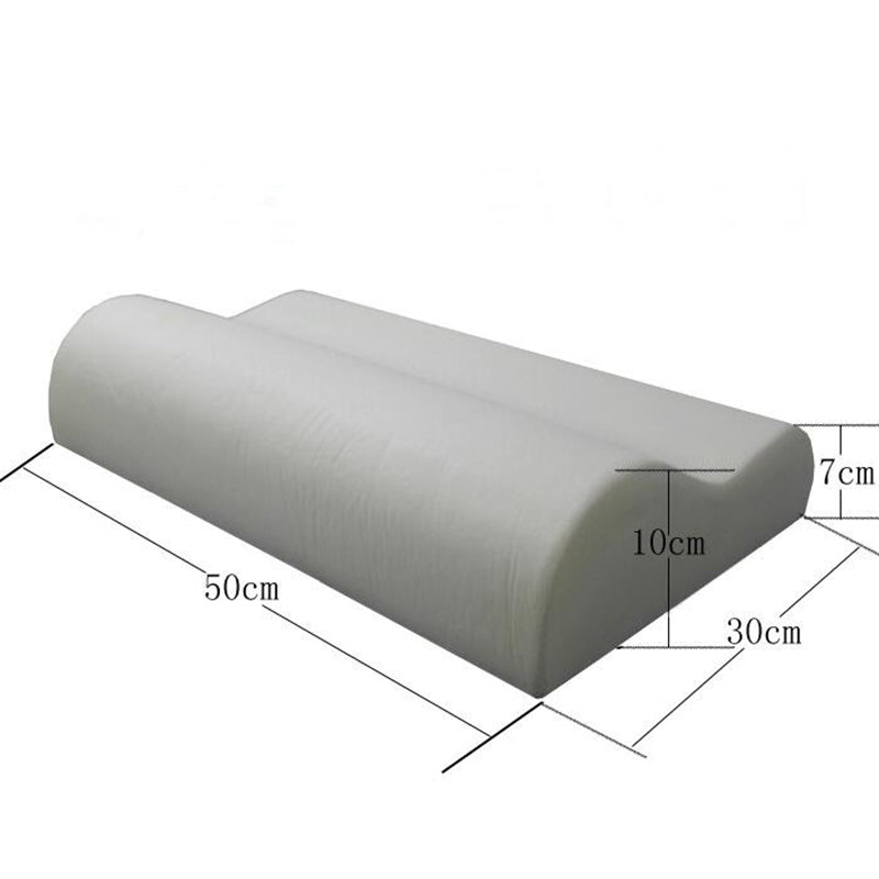 Soft Memory Foam Slow Rebound Contour Neck Sleep Care Bed Travel Pillow SIJ