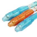 3x 2in1 invisible Ink Pen + UV Light Writing Secret Hidden Message QWP new
