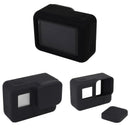 Housing Case Soft Silicone Protective Black Lens Cap Cover For GoPro 4K  QRF