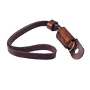 1X Fashion Brown Leather Camera Wrist Strap Lanyard For Canon Nikon Sony Camera