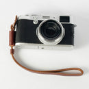 1X Fashion Brown Leather Camera Wrist Strap Lanyard For Canon Nikon Sony Camera