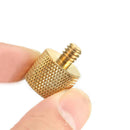 3/8'' Female to 1/4'' Male Tripod Thread Reducer Screw Adapter Brass Copp OHK