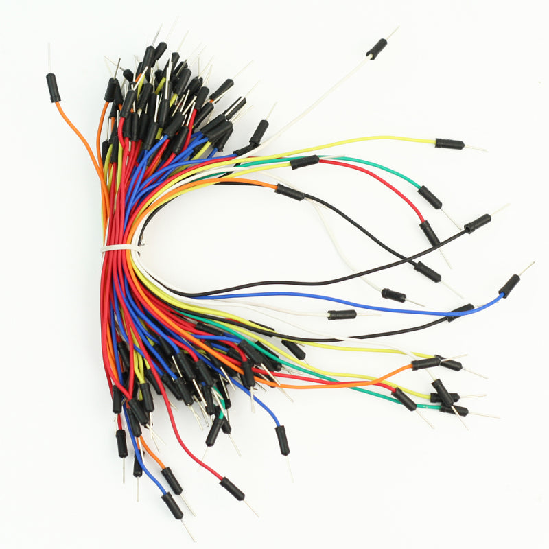 65pcs Male to Male Jumper Wire Cable Set for DIY Arduino Shield AVR Brea ABC
