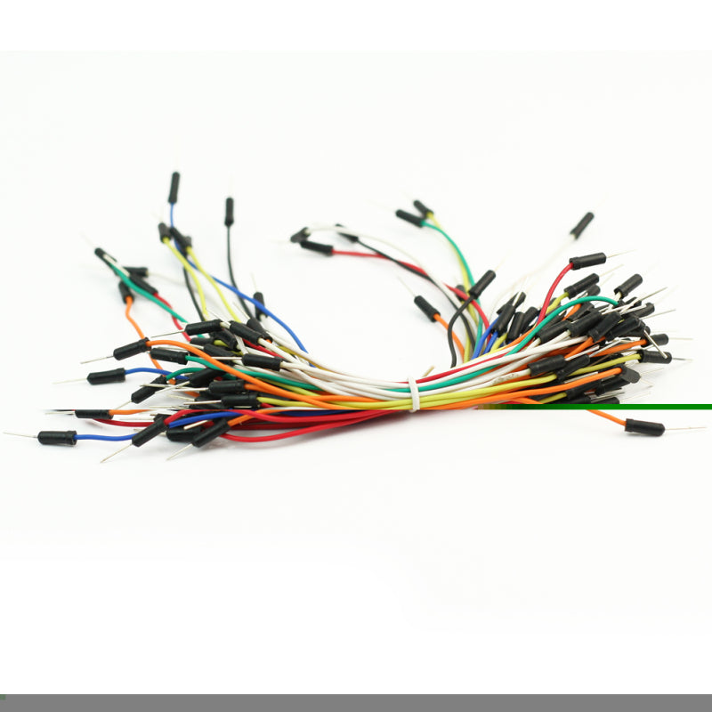65pcs Male to Male Jumper Wire Cable Set for DIY Arduino Shield AVR Brea ABC