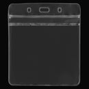 10 Pcs Office School Work Name ID Card Clear Plastic Horizonal Holder Waterproof