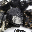 Natural Black Tourmaline Crystal Rough Stones Rock Mineral Gravel Specimen AU