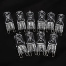 10pcs G9 25W Warm White Home Decor Halogen Capsule Lighting Light Bulbs 230V Hot