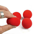 10Pcs New Round Super Soft Sponge Red Balls Close-Up Party Trick Magic Prop TAY