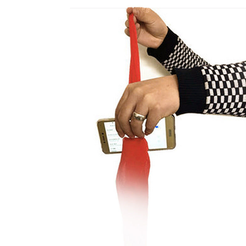 1pc Red Silk Thru Phone by Jeimin Lee Close-Up Street Magic Trick Show Pro QBS