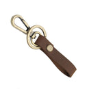 Retro Key Chain Handmade leather Belt Loop Keychain Keyring Keyfob Fashion