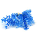 2 Pcs Artificial Blue Water Plant Aquarium Landscaping Ornament Decoration 15cm