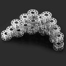 20Pcs Practical Metal Spools Bobbins for Industrial Household Sewing Machines