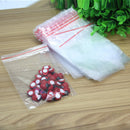 100x Clear Plastic Ziplock Resealable Reclosable Bags Jewelry Craft Pac TFO