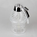5.75in/14.5cm  Glass 1 Cup Bee Hive Honey Syrup Dispenser Jar With Stand fgd