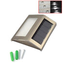 Solar Power Light LED Step Stair Wall Deck Garden Yard Pathway Lamp Outdoor