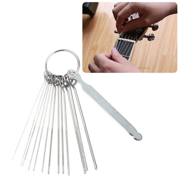 Guitar Nut Slotting File Kit Saw Rods Slot Filing Luthier Guitars Repair Tool