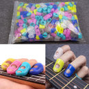 4Pcs Guitar Fingertip Protectors Finger Guards For Ukulele Guitar Accessories