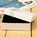 5Pcs Paper Jewellery Jewelry Ring Necklace Present Gift Box Display Package Case