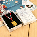 5Pcs Paper Jewellery Jewelry Ring Necklace Present Gift Box Display Package Case