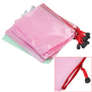 12 Pcs Plastic A5 Paper File Folder Book Pencil Pen Document Case Zipper Bag vc