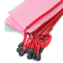 12 Pcs Plastic A5 Paper File Folder Book Pencil Pen Document Case Zipper Bag vc