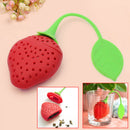 2x Novel Charm Strawberry Loose Tea Strainer Herbal Spice Infuser Filter Non IQF
