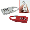 2 Pcs Travel Suitcase Luggage Security 3 Digit Password Mini Combination Padlock