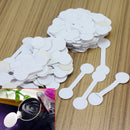 Lots 200pcs White Paper Price Tags Jewellery Ring Sunglasses Display Pricing Tag