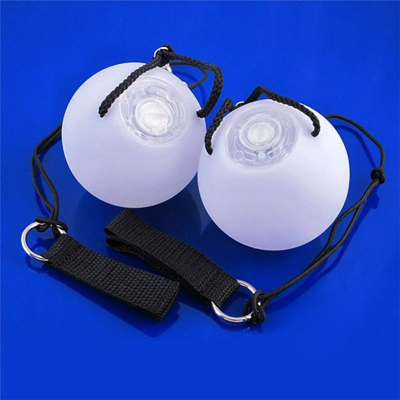 LED Multi-Coloured Glow POI Thrown Ball Light up Bulb For Belly Dancing Hand