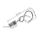 50 Pcs Metal Curtain Clip Wire Holder for Rope String Lights S Hook Clips