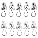 100PCS Curtain Clips with Hooks for Hanging Clamp Hangers Gutter Hooks GAD