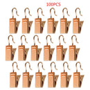 100PCS Curtain Clips with Hooks for Hanging Clamp Hangers Gutter Hooks n OSM