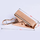 100Pcs Metal Curtain Pole Rod Voile Net Rings With Clips Hanging Hooks Holder fd