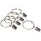 24 Pack Curtain Rings with Clips Can Open and Close 1.5-Inch Diameter Rings
