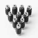10x Lot Female to Female AV Audio Video RCA Coupler Joiners Component Adapter
