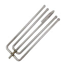 Galvanised Metal Curtain Tape Deep Clip Pinch Pleat Prong Hanging Goblet hooks