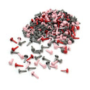 200Pcs Mini Brads 4.5mm Paper Craft Fasteners For Cardmaking Scrapbooki GEK