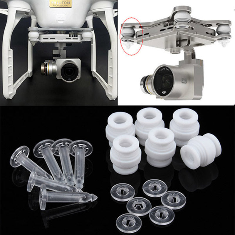 Damping Bumper Rubber Balls+Anti Drop Pins For DJI Phantom 3 Vibration Isolator
