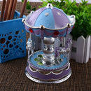 Merry-Go-Round Music Box Christmas Birthday Gift Carousel Lighting Musical Box