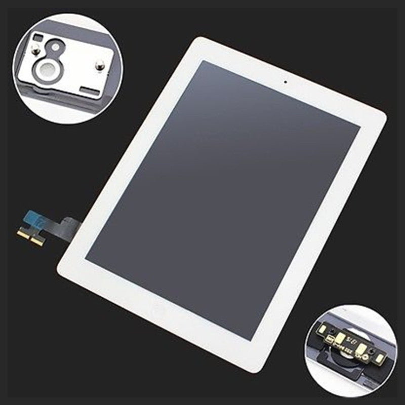 For iPad 3 4 Protect Touch Screen Assembly Home Button Adhesive White VME