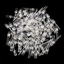 100Pcs White Ultra-Bright LED Light Lamp Bulb Emitting Diodes 15000MCD