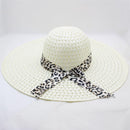 Womens Handmade Crochet Flower Straw Folding Hat Wide Brim Summer Beach S SJO
