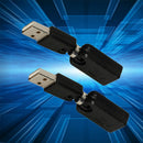 6.5cm USB 2.0 Male To USB Female 360 Degree Rotation Angle Extension Adapt WHH