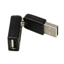 6.5cm USB 2.0 Male To USB Female 360 Degree Rotation Angle Extension Adapt WHH