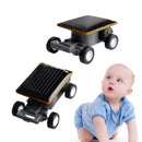 Mini Solar Powered Robot Racing Car Vehicle Educational Gadget Kids Gift Toys 1X