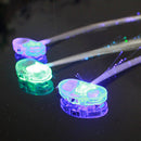 LED Fiber Optic Hairpin Hair Clip Light-Up Braid Hair Pin Glow Flashing dsf